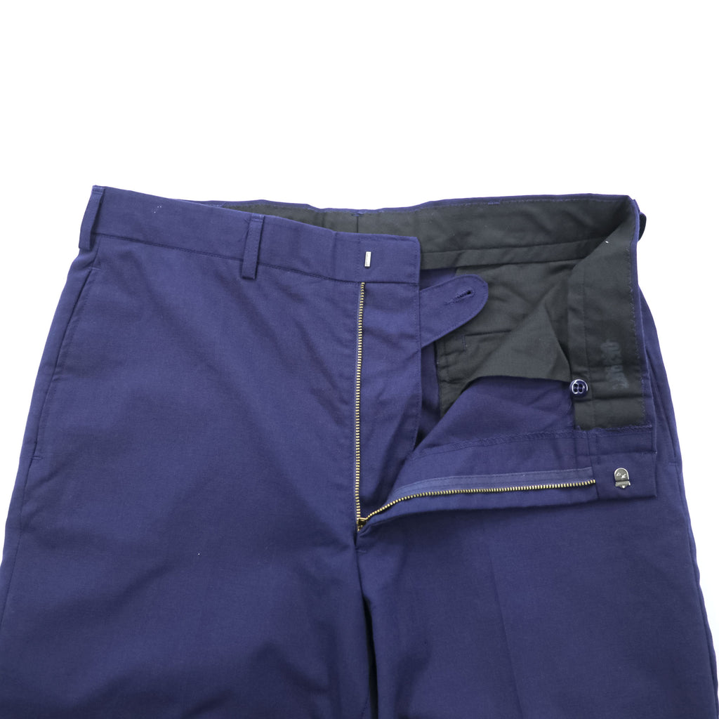 US NAVY 80年代 ヴィンテージ 米軍 ミリタリー サービストラウザーズ スラックス パンツ L ネイビー SCOVILLジップ TENESSEE APPAREL CORP 8405-01-086-4589