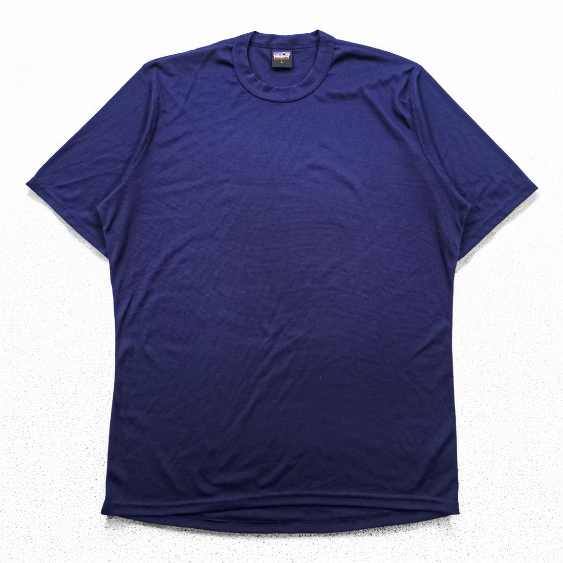 Patagonia 90年代 フランス製 CAPILENE キャプリーン Tシャツ L ネイビー 97年製 ヴィンテージ 44581