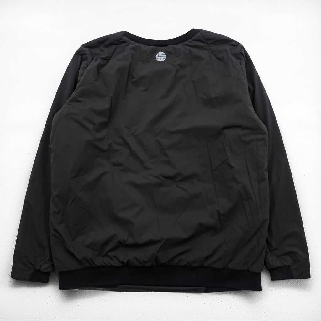 alk phenix Pullover Puffer Jacket XL~ Black Aero crewneck EAM22IT01