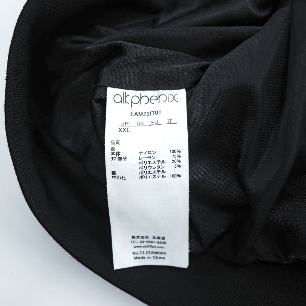 alk phenix Pullover Puffer Jacket XL~ Black Aero crewneck EAM22IT01