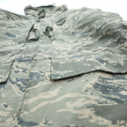 USAF APECS ABU Tiger Stripe Camo Parka Medium Regular Hooded Waterproof Nylon Military Jacket Propper