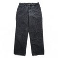Eddie Bauer 90s Vintage Denim Jeans L Black Flannel Liner