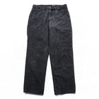 Eddie Bauer 90s Vintage Denim Jeans L Black Flannel Liner