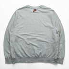 NIKE クラブフリース Club Fleece Crewneck 前V スウェット トレーナー L グレー Birch Heather