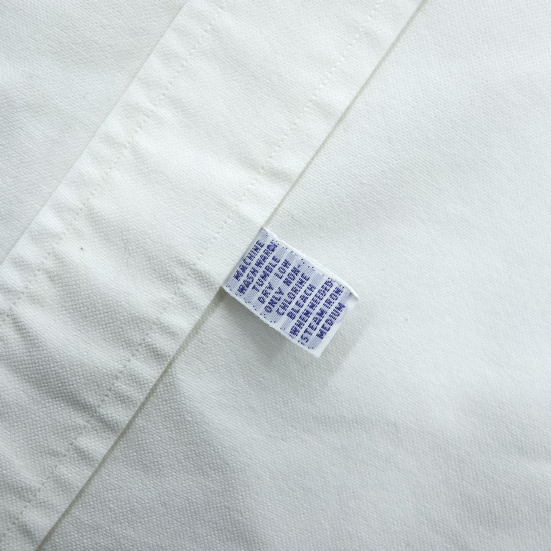 Ralph Lauren 90s Vintage Long-Sleeve Button-Down Shirt, Size L, White Oxford, Small Pony Logo Embroidery