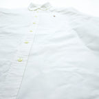Ralph Lauren 90s Vintage Long-Sleeve Button-Down Shirt, Size L, White Oxford, Small Pony Logo Embroidery