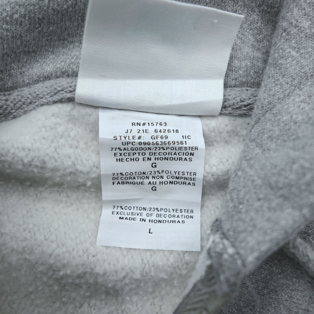 Champion Reverse Weave Zip Up Hoodie, Size XL, Gray, Brushed Lining, Embroidered Logo