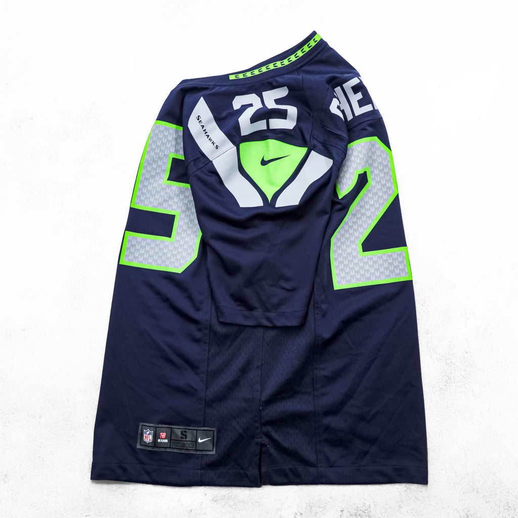 NIKE ゲームシャツ Tシャツ L ネイビー ナンバリング NFL フットボールジャージ ユニフォーム