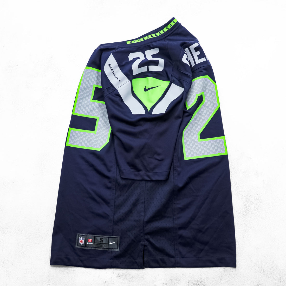 NIKE ゲームシャツ Tシャツ L ネイビー ナンバリング NFL フットボールジャージ ユニフォーム