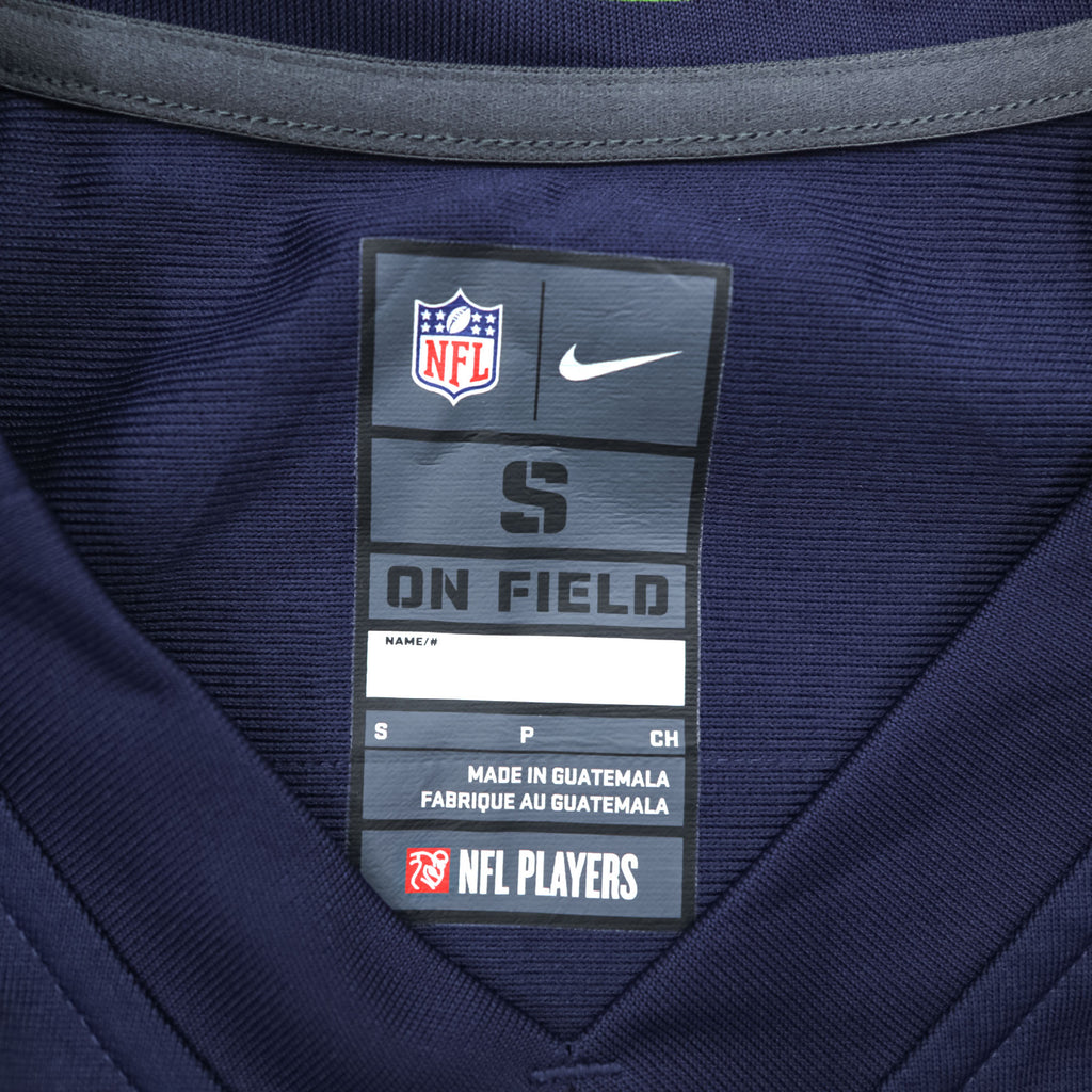 NIKE ゲームシャツ Tシャツ L ネイビー ナンバリング NFL フットボールジャージ ユニフォーム