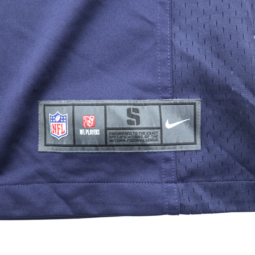 NIKE ゲームシャツ Tシャツ L ネイビー ナンバリング NFL フットボールジャージ ユニフォーム
