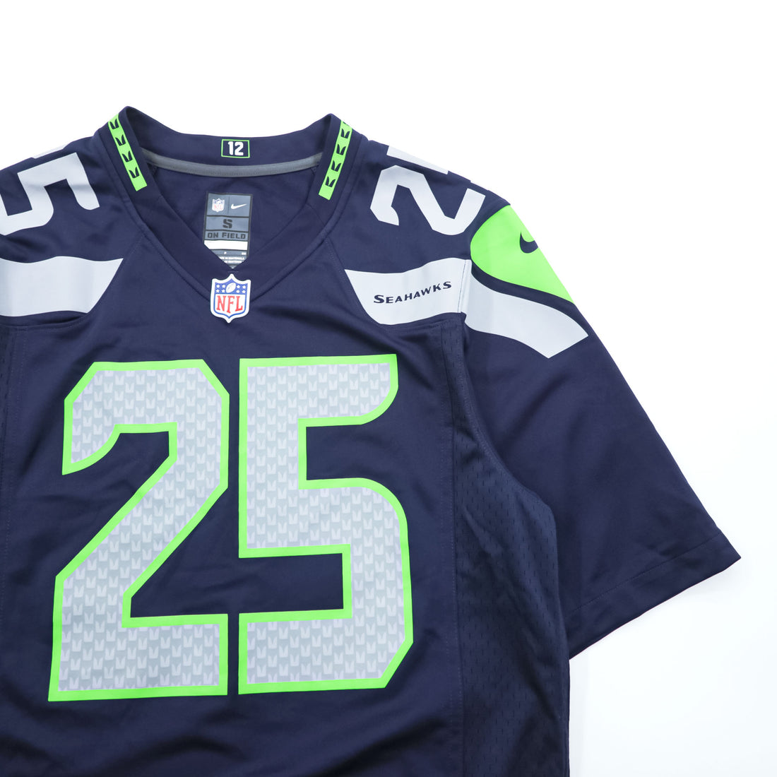 NIKE ゲームシャツ Tシャツ L ネイビー ナンバリング NFL フットボールジャージ ユニフォーム