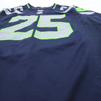 NIKE ゲームシャツ Tシャツ L ネイビー ナンバリング NFL フットボールジャージ ユニフォーム