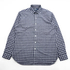 Polo Ralph Lauren 90s Vintage Long-Sleeve Shirt, Size L, Navy, Checked Estate