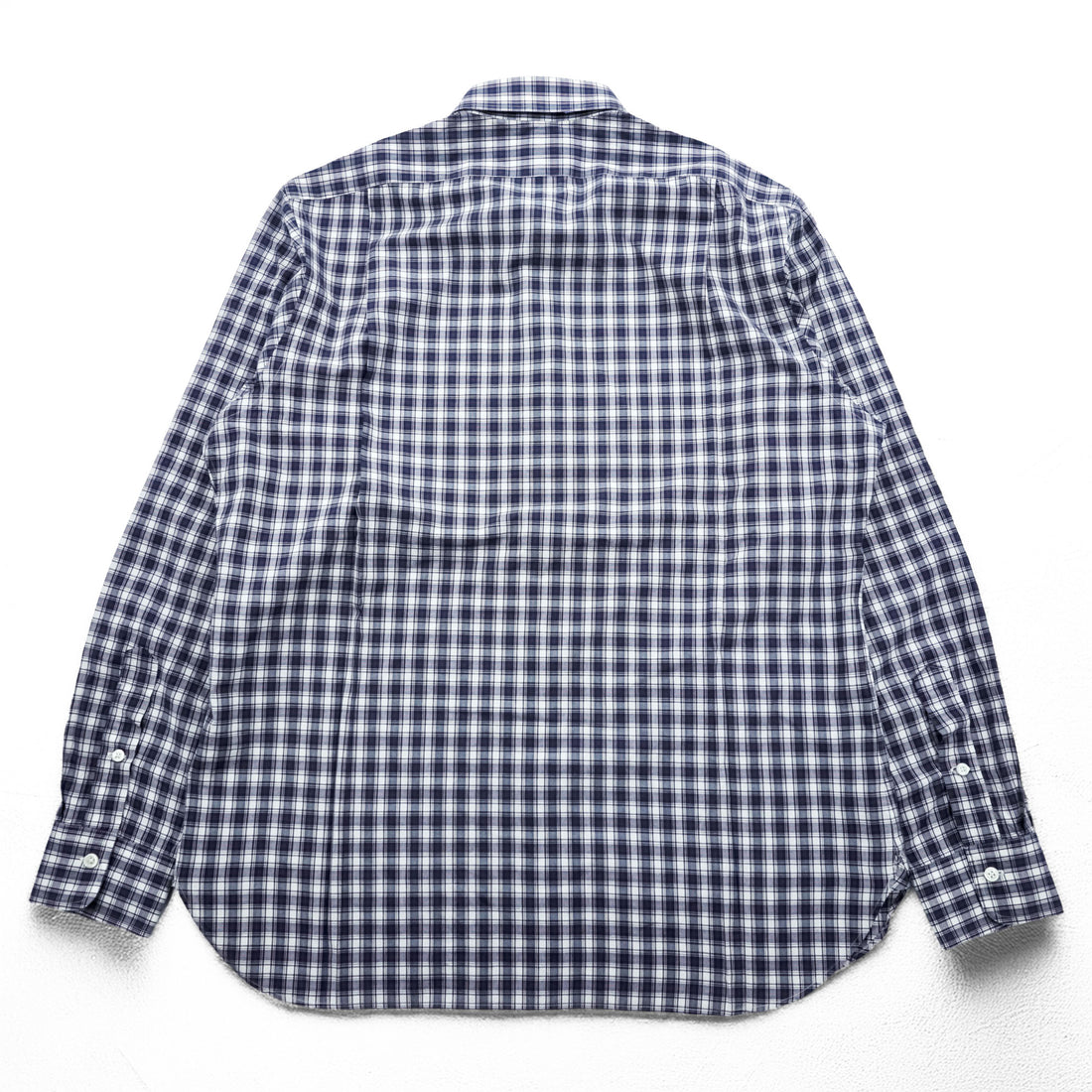 Polo Ralph Lauren 90s Vintage Long-Sleeve Shirt, Size L, Navy, Checked Estate