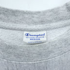 Champion Reverse Weave Sweatshirt, Size L, Gray, College Style, Arch Logo, 3-Tier Print, Discharge Print, NOTRE DAME