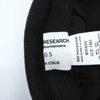 MOUNTAIN RESEARCH 日本製 フリース ボア キャップ FREE ブラック MTR4005