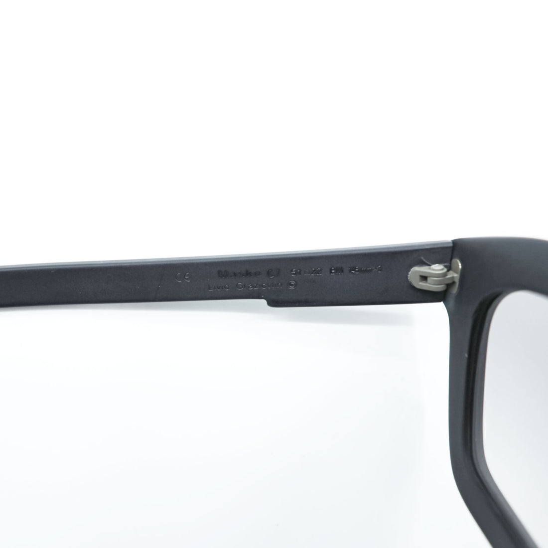 KUBORAUM Italian Made Sunglasses Eyeglasses Black Maske C7 51-22 BM