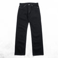 Levi Strauss denim jeans, size M, black, straight cut, zipper fly, 00505-0260