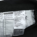 Levi Strauss denim jeans, size M, black, straight cut, zipper fly, 00505-0260