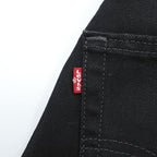 Levi Strauss denim jeans, size M, black, straight cut, zipper fly, 00505-0260