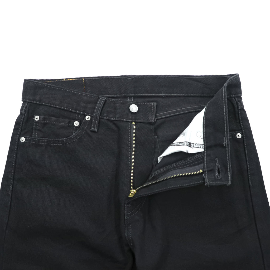 Levi Strauss denim jeans, size M, black, straight cut, zipper fly, 00505-0260