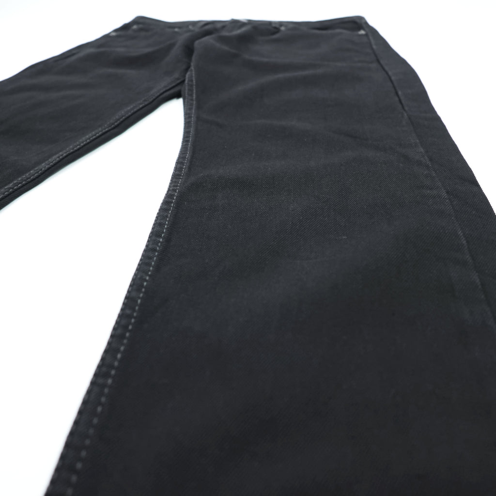 Levi Strauss denim jeans, size M, black, straight cut, zipper fly, 00505-0260