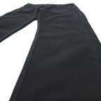 Levi Strauss denim jeans, size M, black, straight cut, zipper fly, 00505-0260