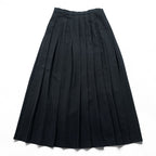 St Michael from Marks & Spencer 90年代 英国製 ヴィンテージ ロング プリーツスカート M ブラック イギリス製