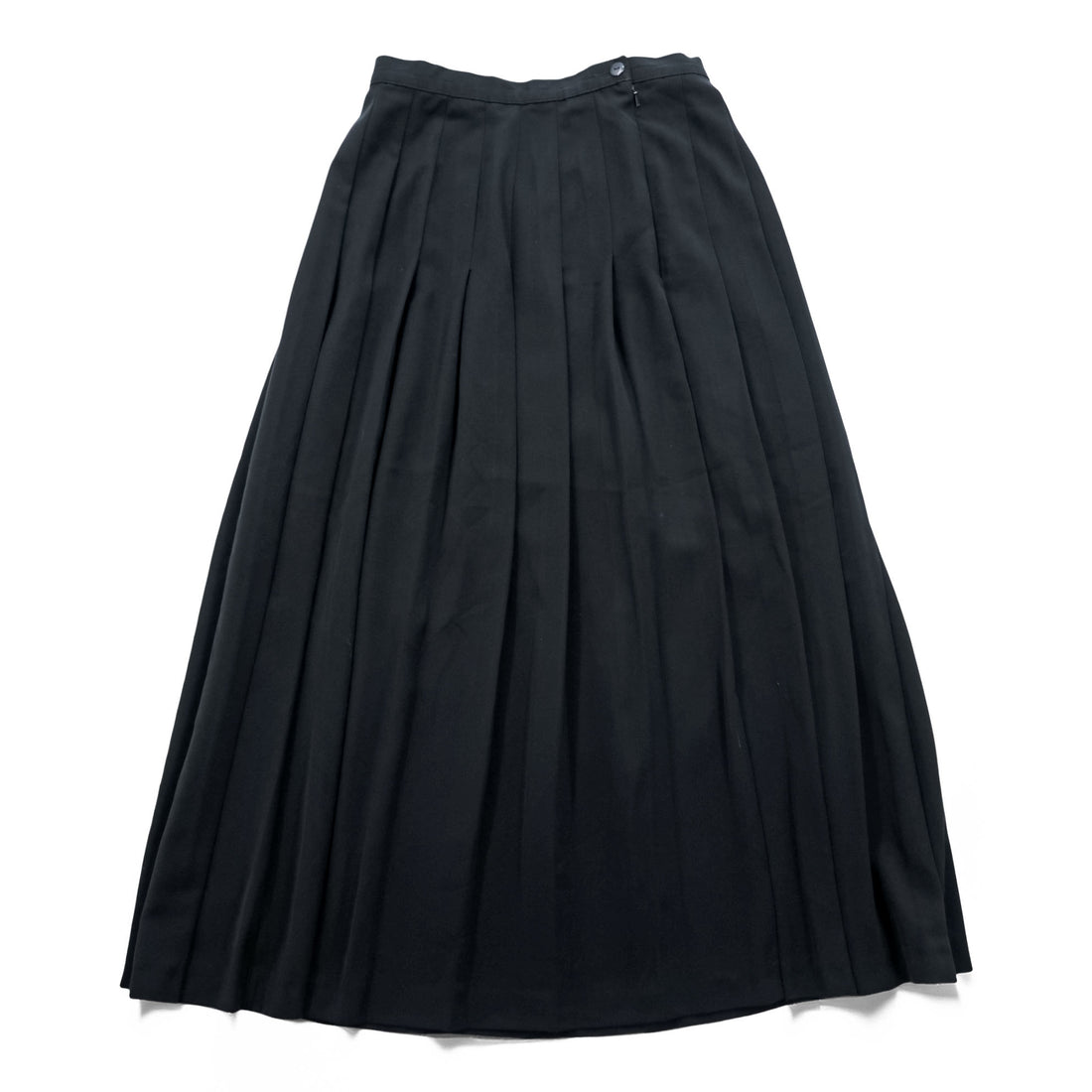St Michael from Marks & Spencer 90年代 英国製 ヴィンテージ ロング プリーツスカート M ブラック イギリス製