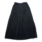 St Michael from Marks & Spencer 90年代 英国製 ヴィンテージ ロング プリーツスカート M ブラック イギリス製