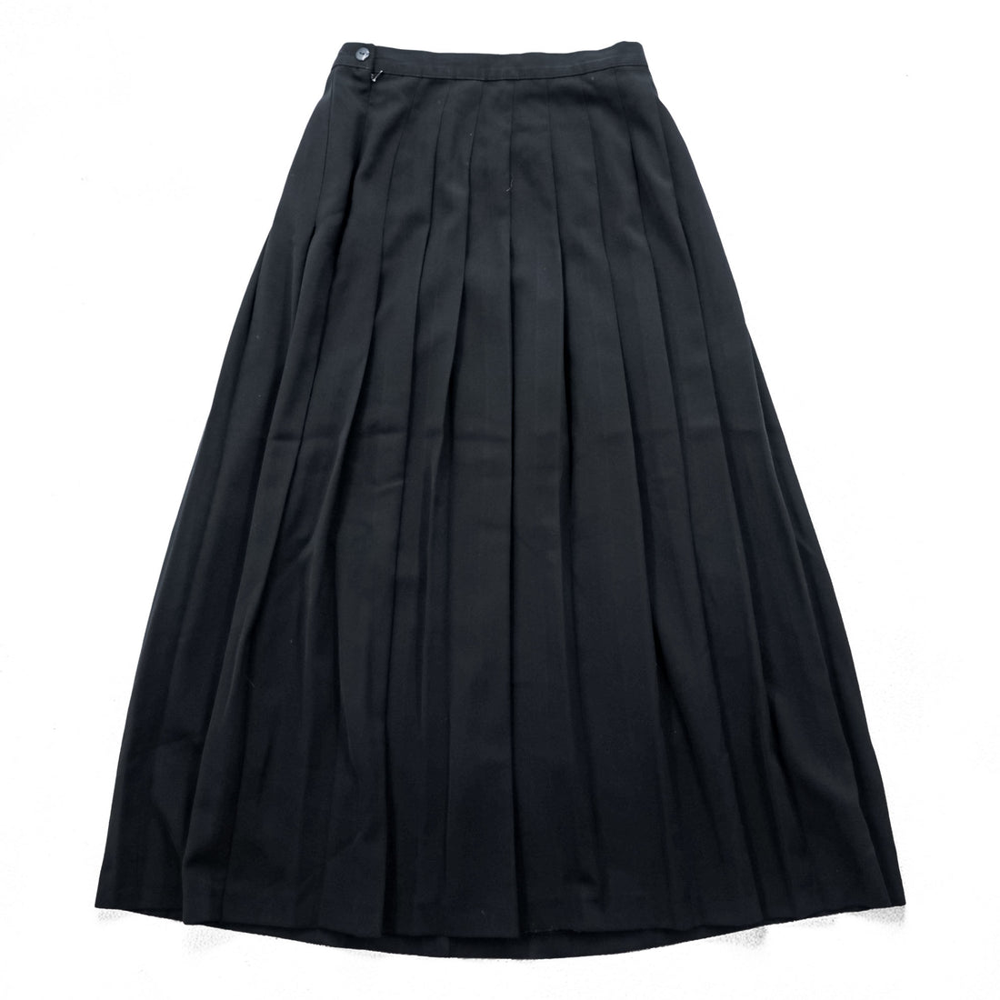 St Michael from Marks & Spencer 90年代 英国製 ヴィンテージ ロング プリーツスカート M ブラック イギリス製