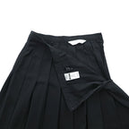 St Michael from Marks & Spencer 90年代 英国製 ヴィンテージ ロング プリーツスカート M ブラック イギリス製