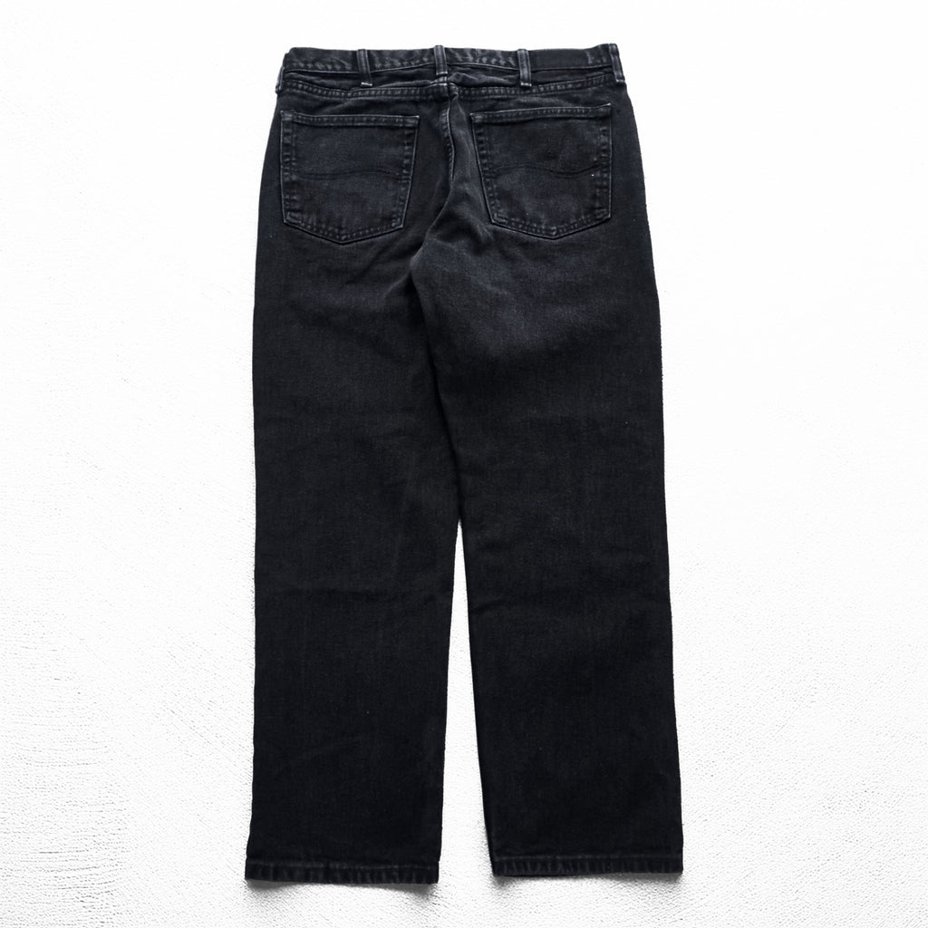 Lee Denim Pants Jeans, Size L, Black, Regular Fit, Zipper Fly, 2008908