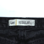 Lee Denim Pants Jeans, Size L, Black, Regular Fit, Zipper Fly, 2008908