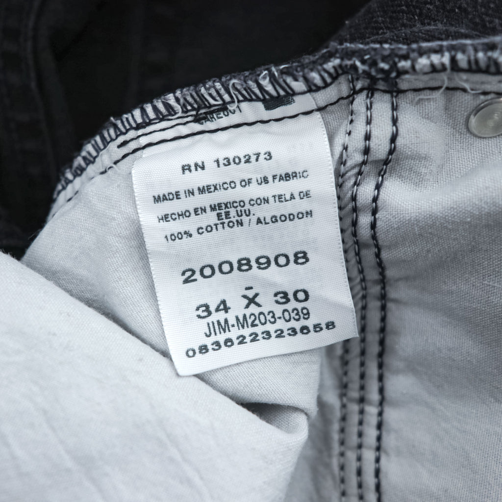 Lee Denim Pants Jeans, Size L, Black, Regular Fit, Zipper Fly, 2008908