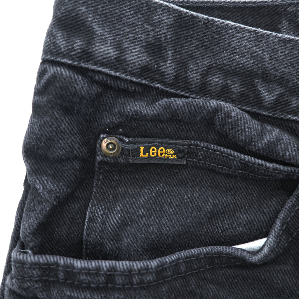 Lee Denim Pants Jeans, Size L, Black, Regular Fit, Zipper Fly, 2008908