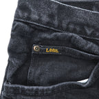 Lee Denim Pants Jeans, Size L, Black, Regular Fit, Zipper Fly, 2008908