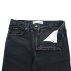 Lee Denim Pants Jeans, Size L, Black, Regular Fit, Zipper Fly, 2008908