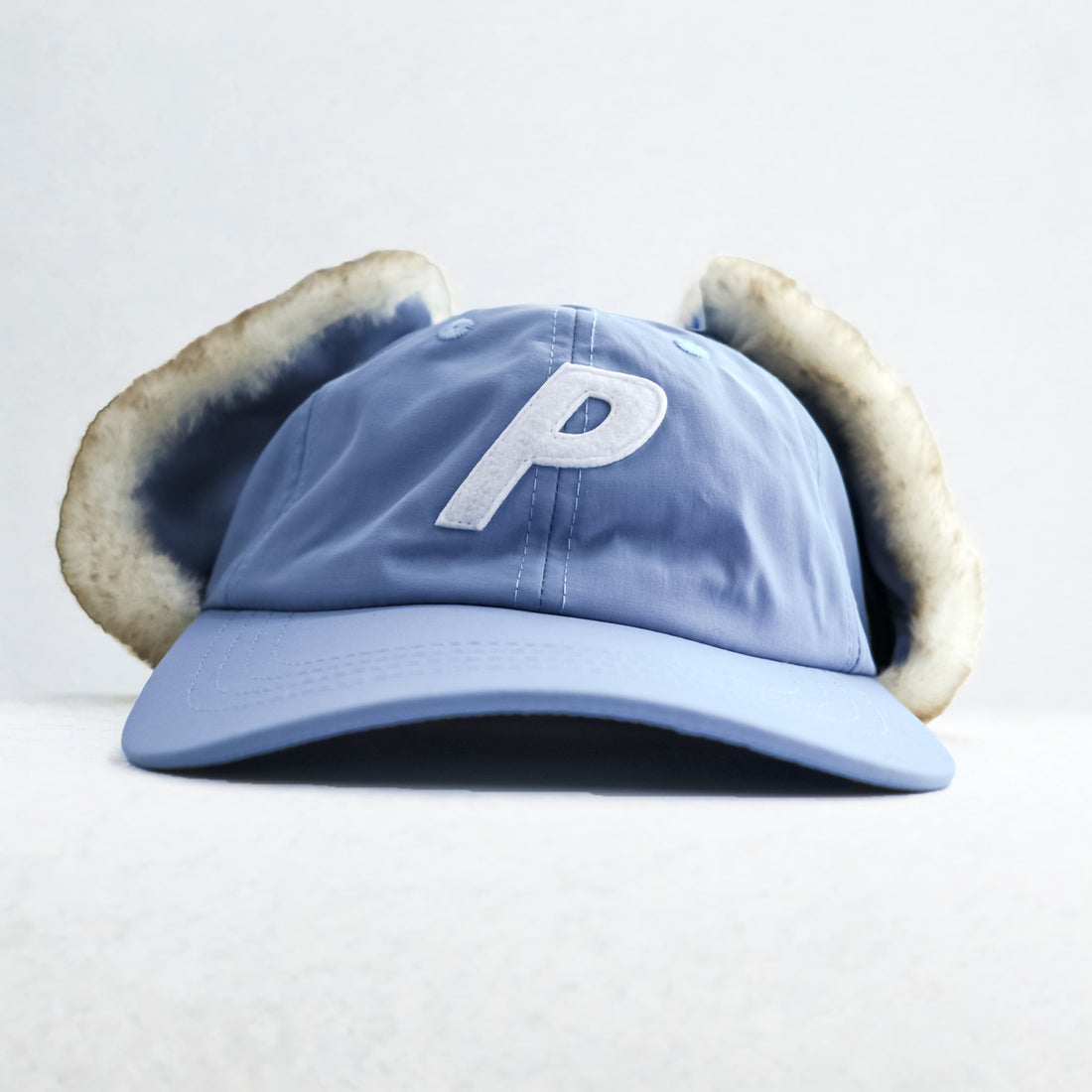 PALACE DOG EAR SHELL 6-PANEL Cap Blue Boa Drawstring