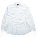 Wrangler Long-Sleeve Button-Down Shirt, Size XL, White Oxford