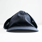 Sillage 日本製 フライトキャップ デッキフード ブラック 2WAY ベンタイル Ventile Hat イヤーフラップ サンシェード バラクラバ