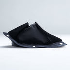 Sillage 日本製 フライトキャップ デッキフード ブラック 2WAY ベンタイル Ventile Hat イヤーフラップ サンシェード バラクラバ