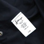 Sillage 日本製 フライトキャップ デッキフード ブラック 2WAY ベンタイル Ventile Hat イヤーフラップ サンシェード バラクラバ