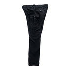 BURBERRY cargo work pants, size XL, black, Melton wool.