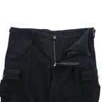 BURBERRY cargo work pants, size XL, black, Melton wool.
