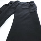 BURBERRY cargo work pants, size XL, black, Melton wool.