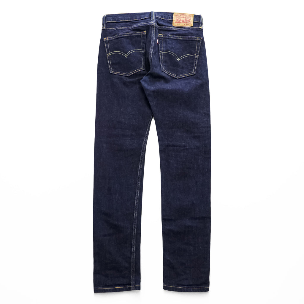 Levi Strauss 510 Skinny Denim Pants, Jeans, Size M, Indigo Blue, Stretch, Dark Blue