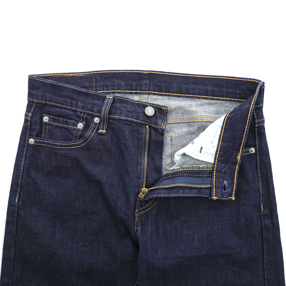 Levi Strauss 510 Skinny Denim Pants, Jeans, Size M, Indigo Blue, Stretch, Dark Blue