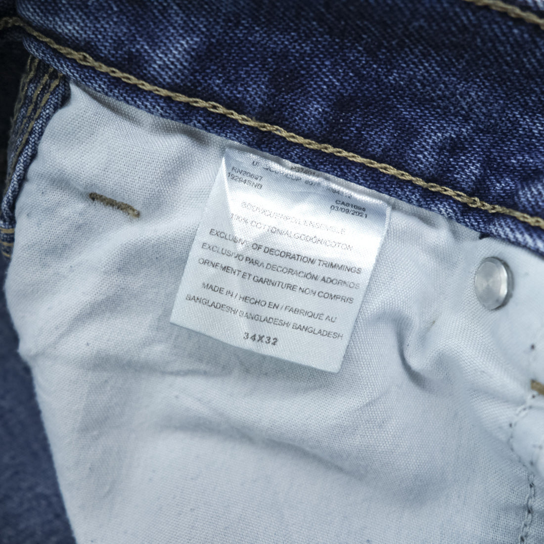 Dickies Painter Denim Pants Jeans L Indigo Blue 19294SNB